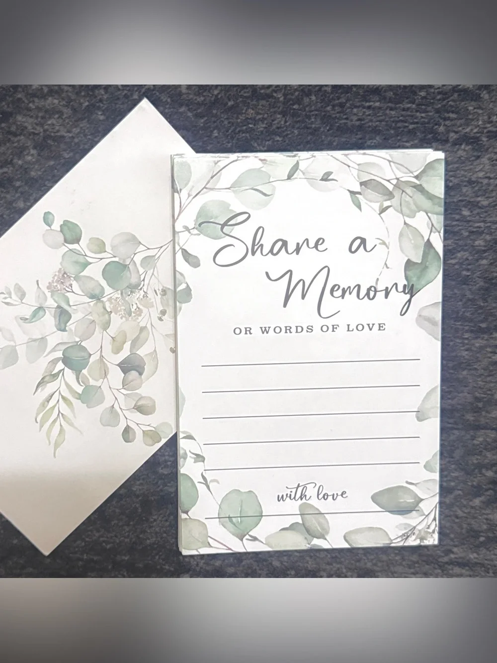 “Share a Memory” Set of 50 Notecards